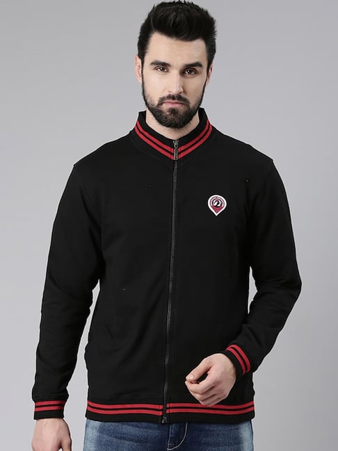 Dixcy Scott Originals Jet Black Relaxed Fit Cotton Jacket-picture-31