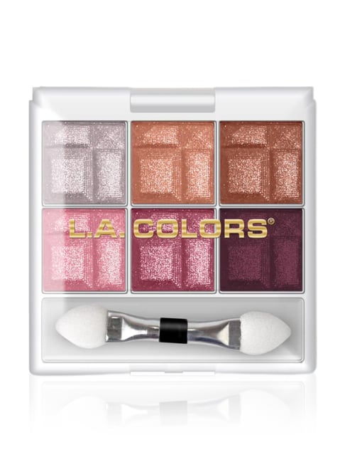 L.A. Colors 6 Color Eyeshadow Palette Delicate - 4 gm-image-3