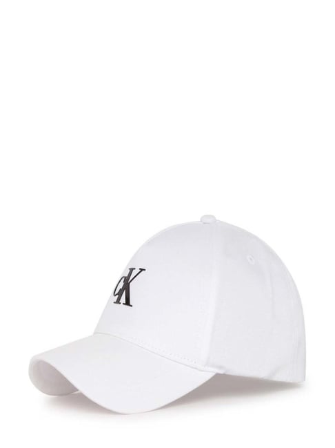 Calvin Klein Bright White Print Regular Fit Baseball Cap