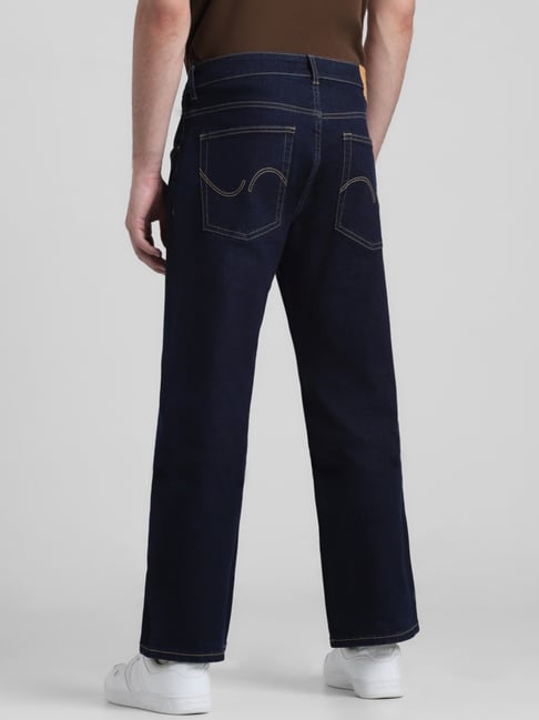Jack Jones Dark Blue Denim Bootcut Jeans