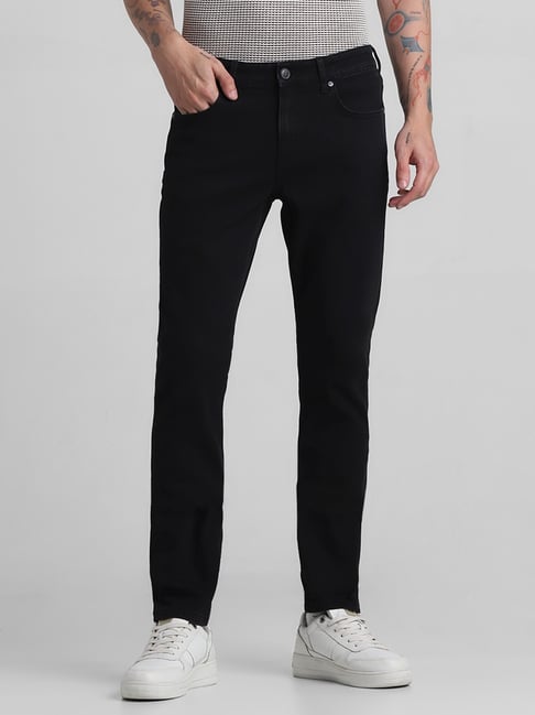 Jack & Jones Black Denim Slim Fit Jeans