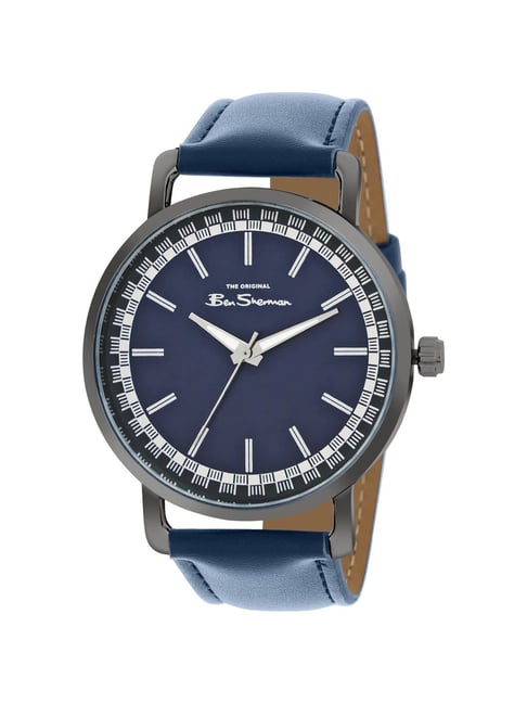 Ben Sherman Reloj Hombre Analogico Cuarzo con Correa de Piel WB030B