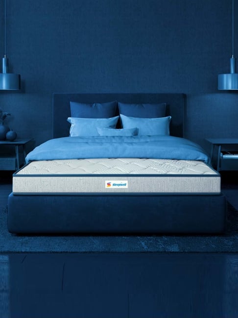 Sleepwell Nexa Classic Resitec Foam, Queen Size Mattress-Gentle Comfort  Enhanced Support, Aqua