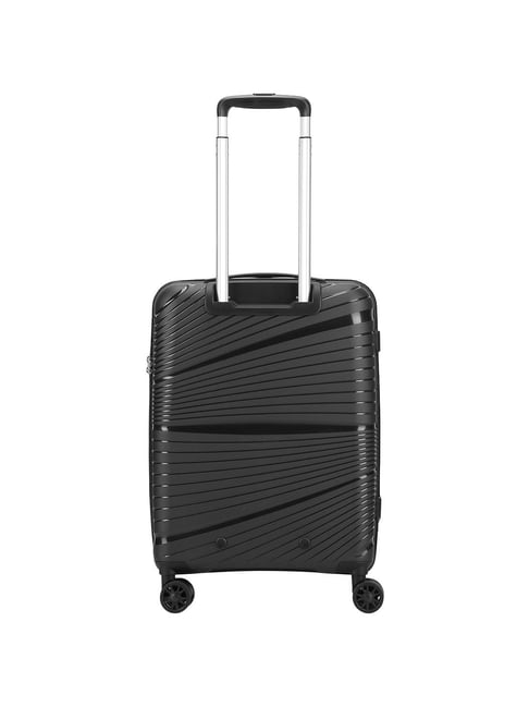 Skybags SKYLITE Black 8 Wheels Hard Cabin Trolley Bag 36