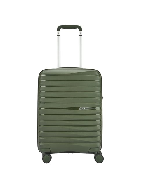 Skybags FLOAT Green 8 Wheels Hard Cabin Trolley Bag 37.5-picture-45