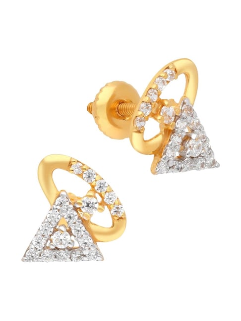 Daily Wear Earrings Collection In Malabar Gold Daily Wear Diamond