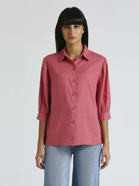 Pepe Jeans Petal Pink Regular Fit Shirt-picture-21