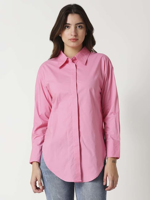 Remanika Pink Cotton Shirt-picture-43