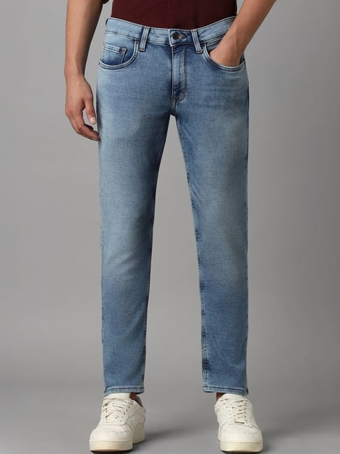 Buy Louis Philippe Blue Slim Fit Jeans for Mens Online Tata CLiQ