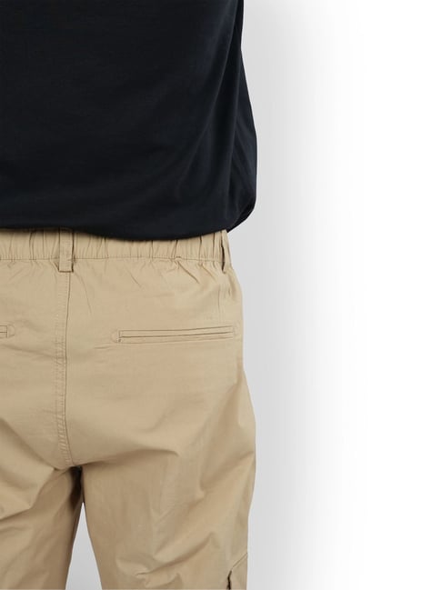 Celio* Beige Regular Fit Cargos