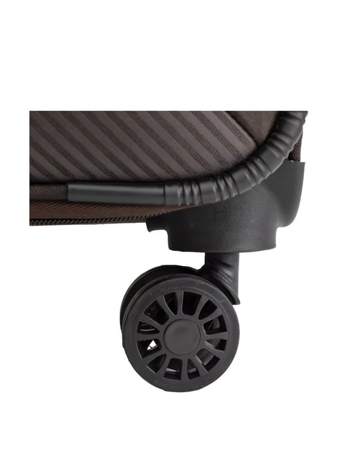 Swiss Military Brown Wheels Small Carry-On Luggage