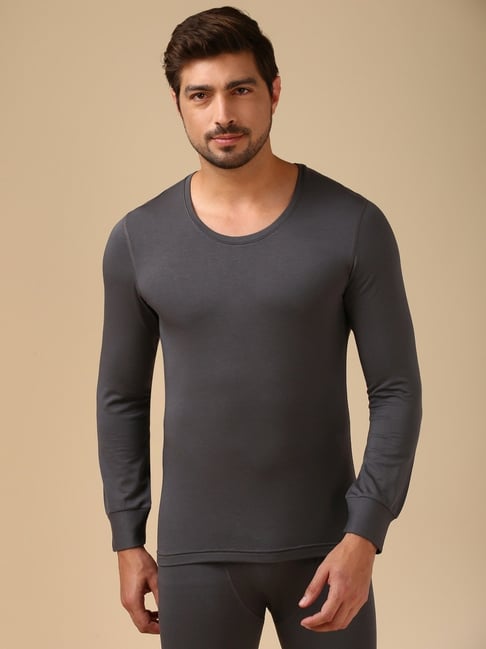 Van Heusen Grey Skinny Fit Thermal Top