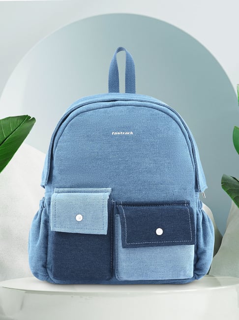 Fastrack blue backpack hotsell