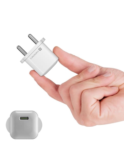 Portronics Adapto 20 Lite Smallest 20W GaN Wall Charger with
