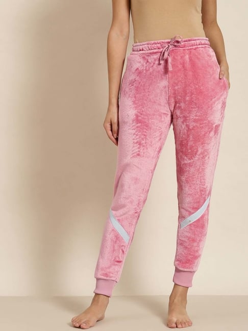 Sweet Dreams Pink Plain Lounge Pants-picture-23