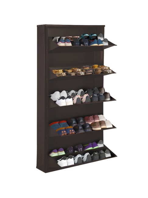 Indiamart Black Wall Mounted Shoe Rack Stainless Steel Metal Shoe