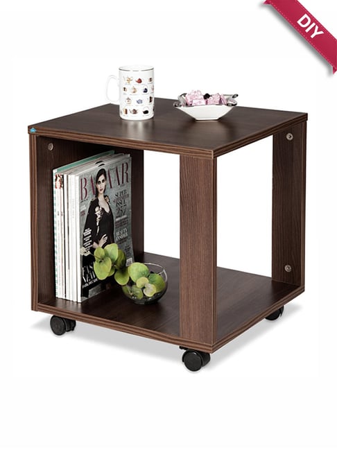 Delite Kom Allen Acacia Dark Engineered Wood Coffee Table