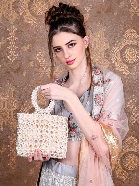 Odette White Woven Handbag-picture-29