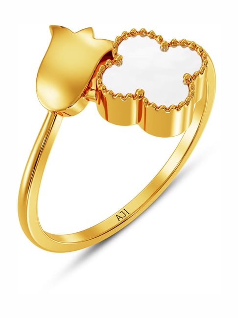 Joyalukkas 22k Posy Yellow Gold Ring for Women-picture-43