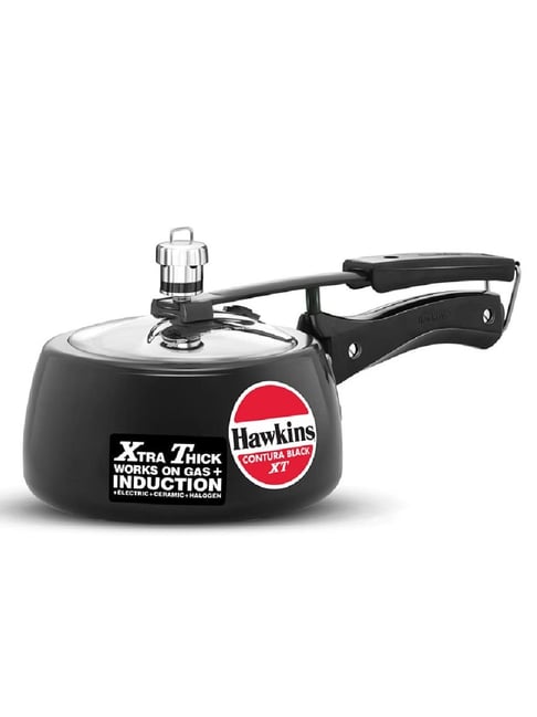 Hawkins Contura XT Black Aluminium Pressure Cooker 1.5 L