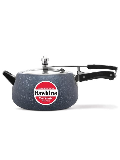 Hawkins Grey Aluminium Nonstick Tawa with Rosewood Handle