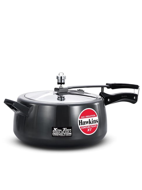 Hawkins Contura XT Black Aluminium Hard Anodised Inner Lid Pressure Cooker