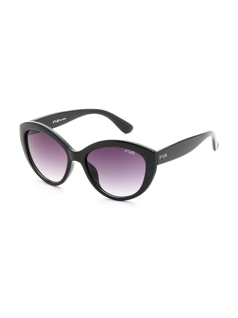 Irus Dark Grey Cat Eye Sunglasses For Women
