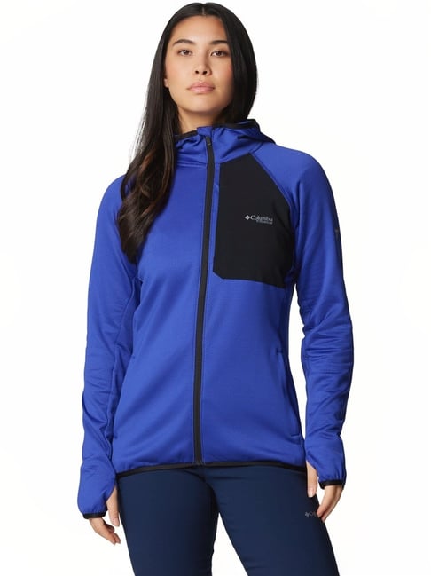 Columbia Clematis Blue Self Pattern Sports Jacket