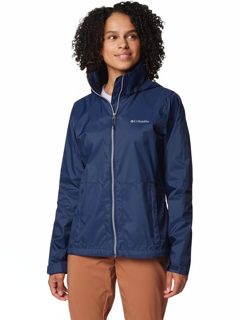Columbia Collegiate Navy Plain Rain Jacket-picture-30