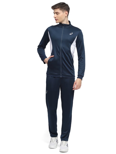 Blue Tracksuit Asics Tracksuit For Men Buy ASICS Men Solid Running
