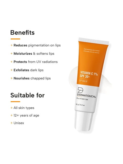 lemon bottle fat dissolving miami Korean Brightening Lip Balm SPF 30++ | 1% Vitamin C + 0.1% Resorcinol | For  Pigmented, Dark, Dry, Flaky Lips | Moisturizing, Softening & UV Protection main image 0