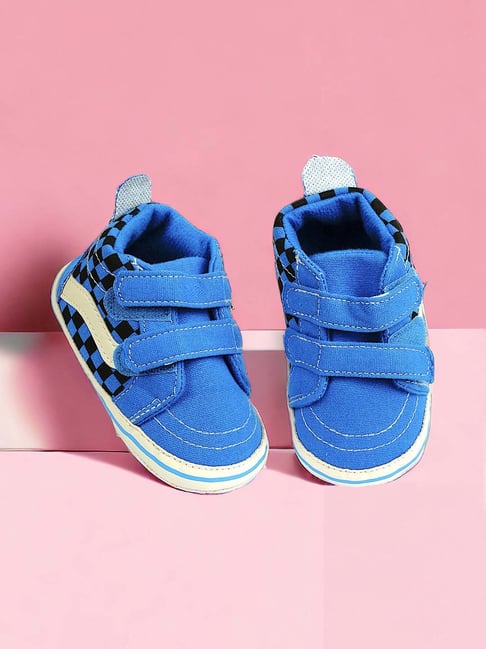 Baby Moo Kids Blue Velcro Shoes