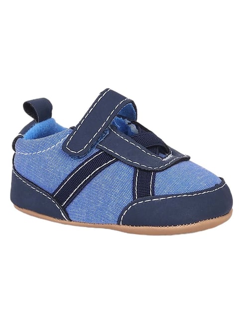 Baby Moo Kids Blue Velcro Shoes