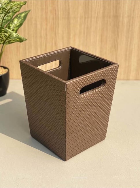 Mason Home Braided Dustbin - Brown