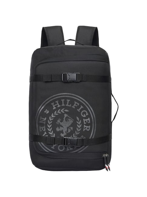 TOMMY HILFIGER Apache 34 Black Laptop Backpack