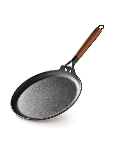 Bergner Odin Black Cast Iron Roti Tawa (26 cm)