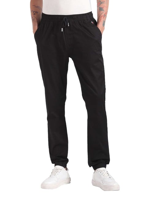Tommy Hilfiger Black Tapered Fit Joggers-picture-38