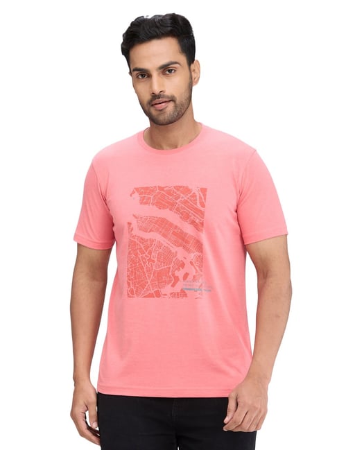 Park Avenue Red Slim Fit T-Shirt-picture-21