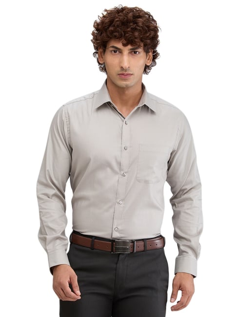 Raymond Grey Slim Fit Shirt-image-44