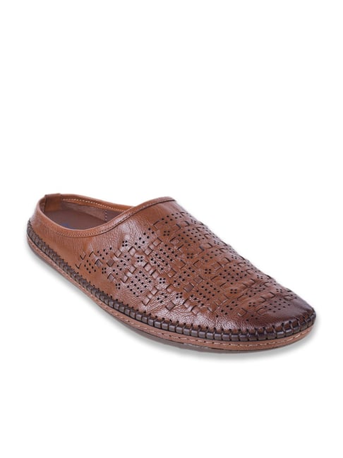 Metro Men's Tan Mule Shoes-picture-39