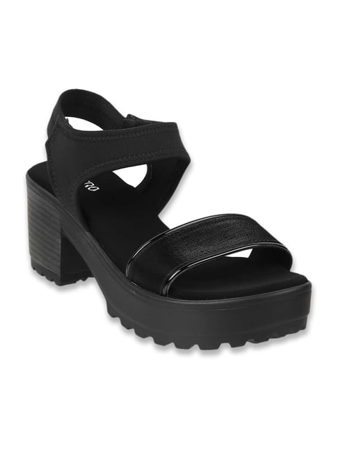 Metro Women's Black Ankle Strap Sandals-picture-26