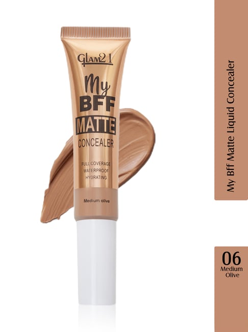 Glam21 My BFF Matte Liquid Concealer 06 Medium Olive - 8 gm-picture-11