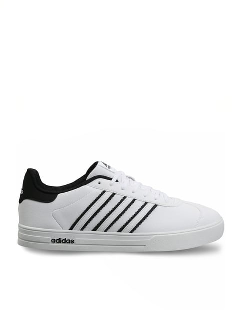 Adidas Men s Luonid White Skateboarding Shoes