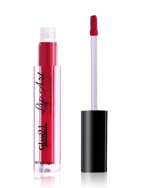 Glam21 Lip Art Non-Transfer Matte Liquid Lipstick 05 Pink Pie - 3 gm-image-42