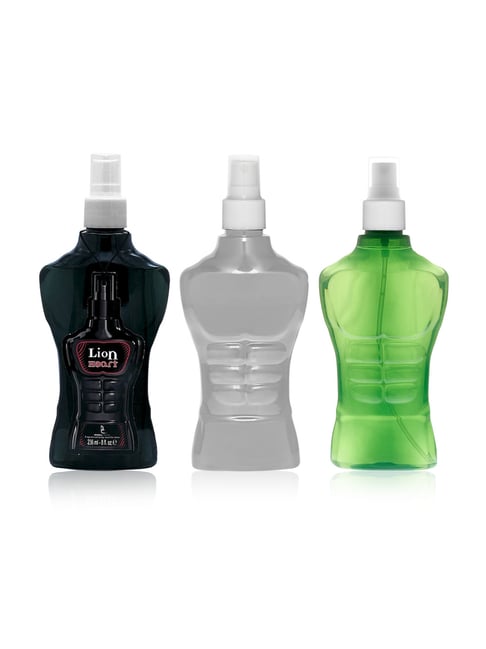 Dorall Collection Lion Heart, Islander & Thunder Green Body Mist - Pack of 3