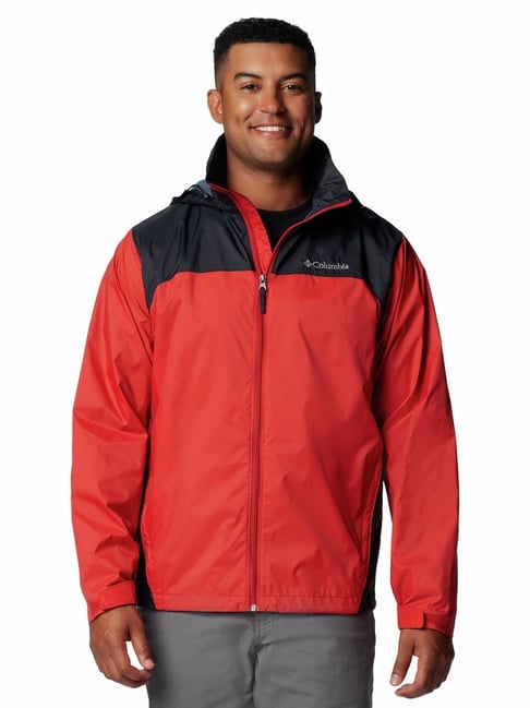 Columbia Sail Red Regular Fit Colour Block Sports Hoodie-picture-42