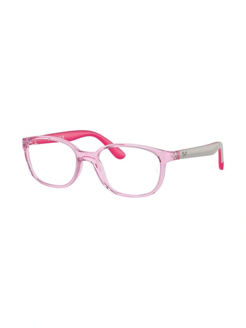 ray-ban kids Ray-Ban Pink Rectangular Eye Frames for Kids-picture-26
