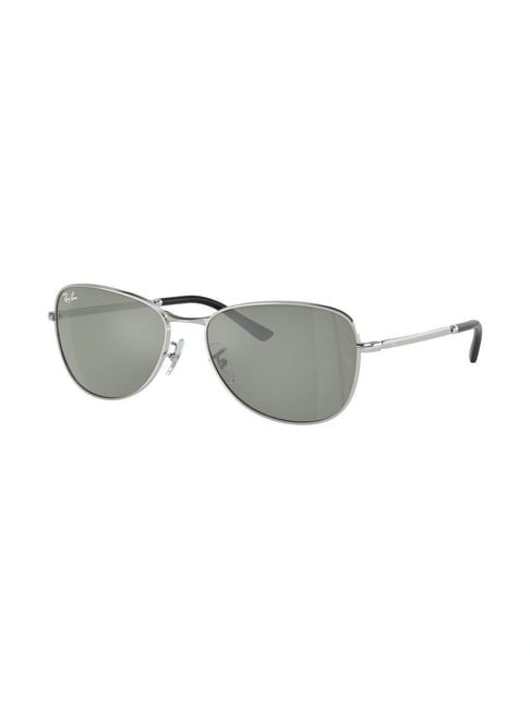 Buy Ray-Ban Silver Pilot UV Protection Unisex Sunglasses at Best