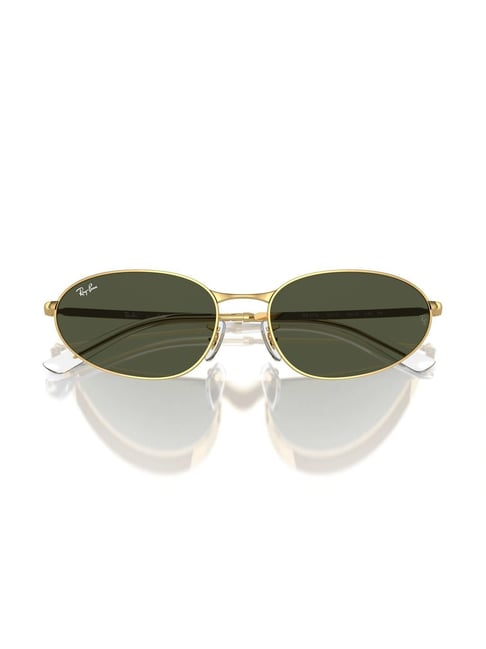 Buy Ray-Ban Green Oval UV Protection Unisex Sunglasses at Best