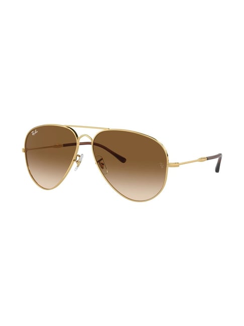 Buy Ray-Ban Brown Aviator Gradient Unisex Sunglasses at Best Price